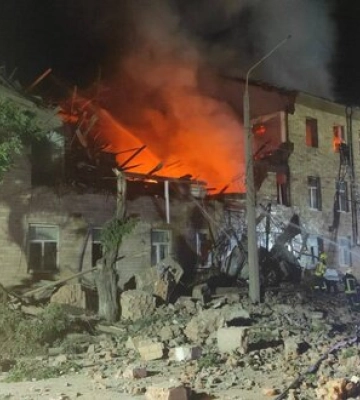 Вночі ворог ударив 4 ракетами С-300 по цивільному підприємству в Харкові