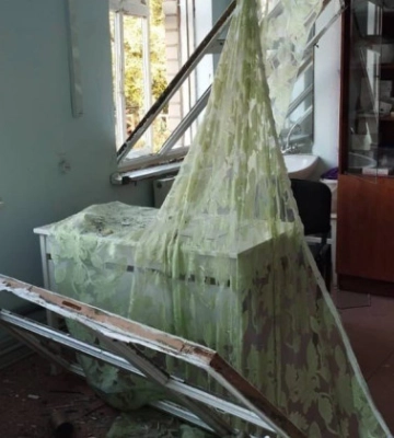 Ворог ударив по медзакладу на Херсонщині. ФОТО