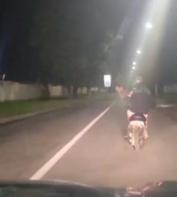 У Луцьку п&#039;яний скутерист намагався втекти від поліції