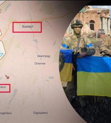 Під звук вибухів: військові показали прапор України у звільненій Кліщіївці