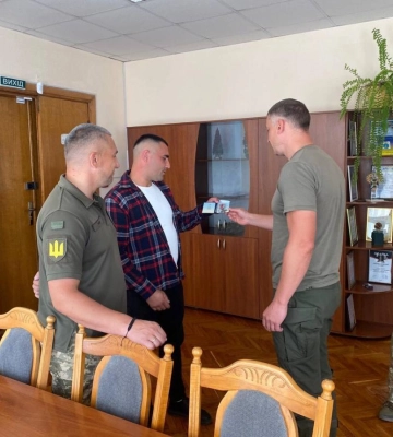 Боєць з Рівненщини отримав відзнаку &quot;Сталевий хрест&quot;