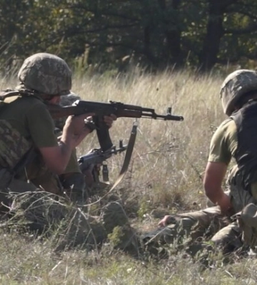 Карта боевых действий в Украине 18 сентября
