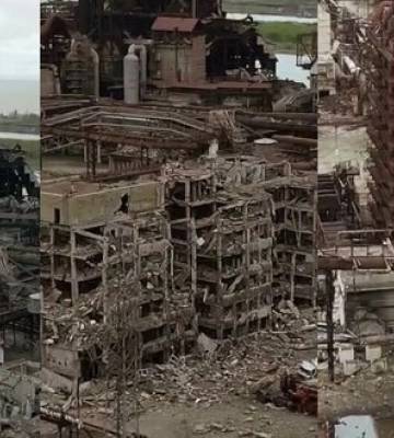 Руины "Азовстали". ВИДЕО