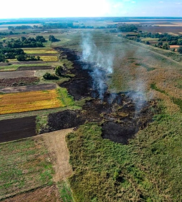 На Золотоніщині склали адмінпротоколи на паліїв сухостою