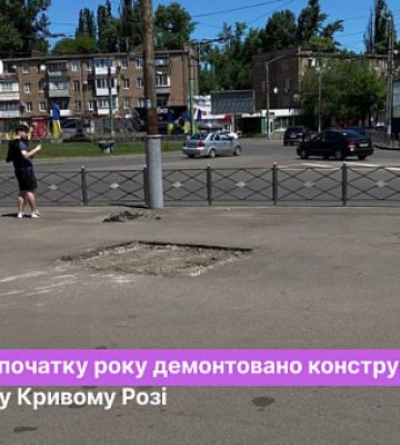 Скільки цьогоріч у Кривому Розі демонтували бордів