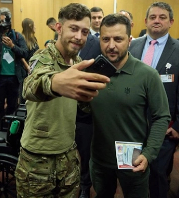 Зеленський у США відвідав поранених українських військових