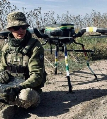 На Херсонщине саперы перед разминированием обследуют территории с помощью дронов. ФОТОрепортаж