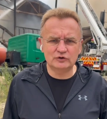 Садовий повідомив, що було на складах у Львові, в які влучили шахеди (відео)