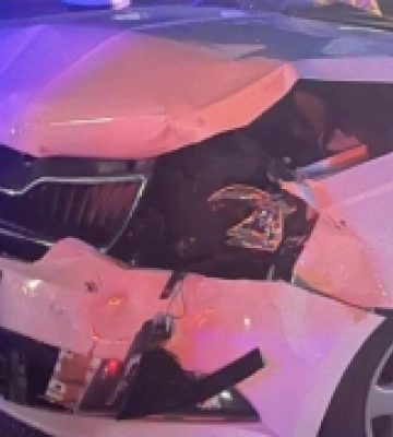 У центрі Луцька не розминулися дві автівки