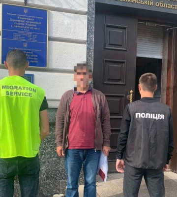 На Волині затримали росіянина-нелегала