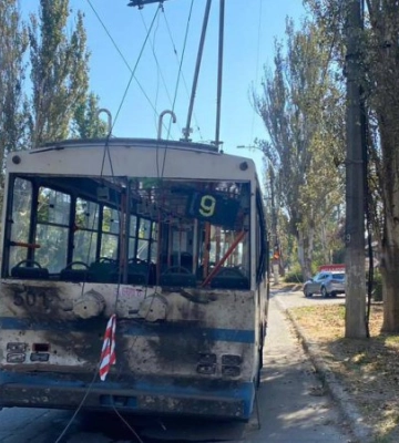 Росіяни вдруге за день обстріляли Херсон. Є поранені