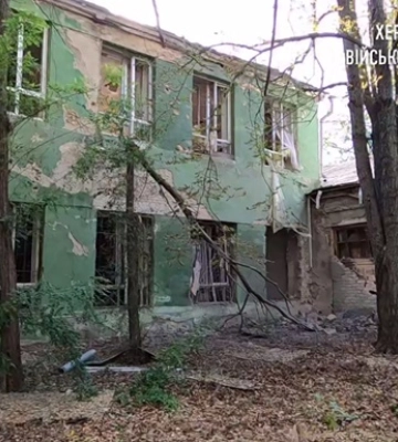 РФ обстріляла вищий навчальний заклад у Херсоні