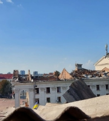 У Чернігові завершують ремонт будинків, пошкоджених російською ракетою
