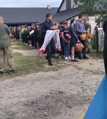 Два місяці тому виповнилося 23: на Волині попрощалися з молодим Героєм Назарієм Шуміком