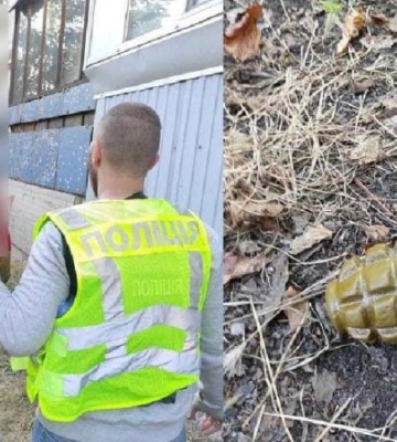 У Києві поліція затримала чоловіка, який кинув гранату біля багатоповерхівки