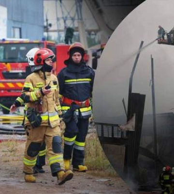 Пожар на складах во Львове тушили более 12 часов