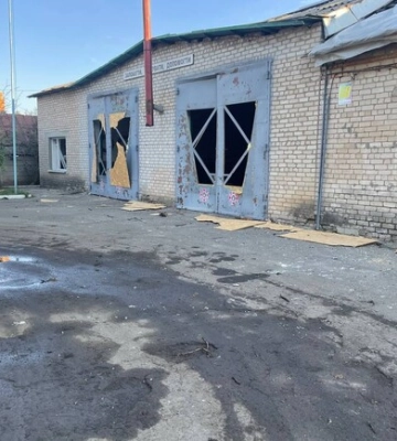 Росія обстріляла в Оріхові пожежно-рятувальну частину