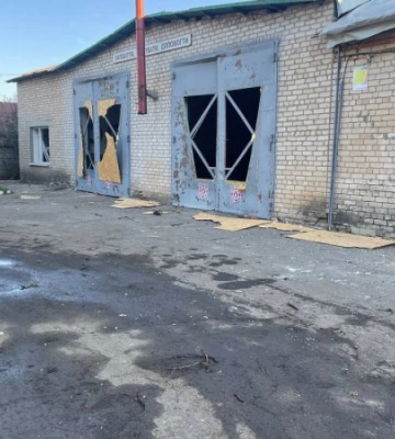 Росія обстріляла в Оріхові пожежно-рятувальну частину