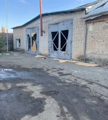 Росія обстріляла в Оріхові пожежно-рятувальну частину