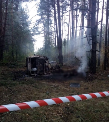 На Київщині внаслідок наїзду легковика на міну загинув чоловік - ДСНС