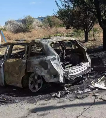 Російський дрон знищив авто та техніку журналістів шведського телебачення у Запорізькій області