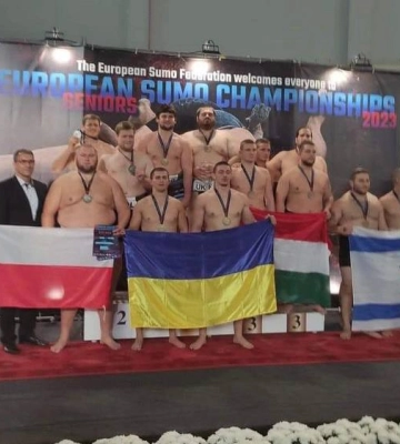 Сумоїсти з Волині вибороли першість на Чемпіонаті Європи