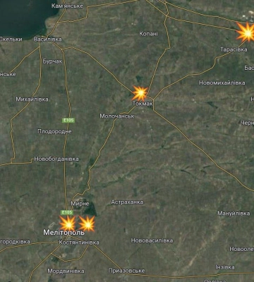 Взрывы раздаются у военного аэродрома &quot;Бельбек&quot; в оккупированном Крыму
