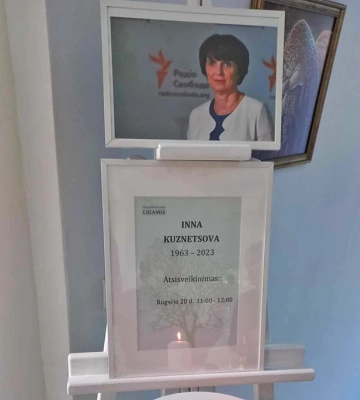 У Вільнюсі попрощалися з Інною Кузнецовою