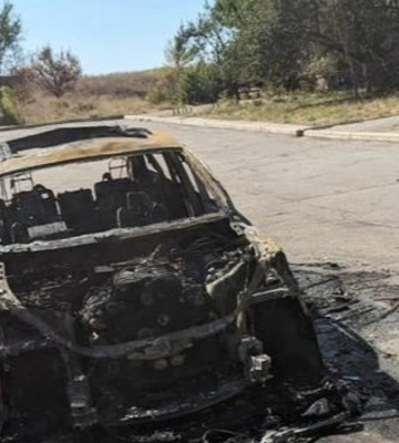 Російський дрон атакував автомобіль зі шведськими журналістами на Запоріжжі