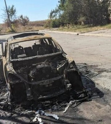 Российский дрон атаковал в Запорожье шведских журналистов. Пострадали украинский продюсер и двое полицейских. ФОТО
