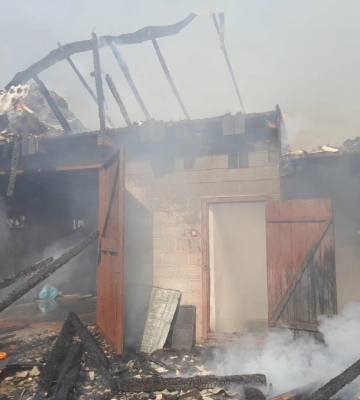 На Поліссі горіла хата, а у Млинові - зайнялося дерево на вулиці