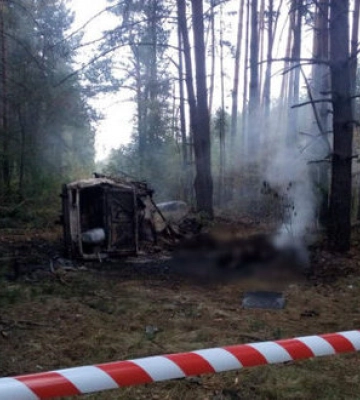 У Вишгородському районі автомобіль в лісі наїхав на міну, водій загинув