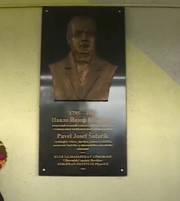 Меморіальну дошку засновнику наукової славістики Павлу Йозефу Шафарику відкрили у Перечині