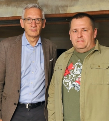 Дніпро став одним з перших міст, які новий посол Німеччини в Україні Мартін Єґер відвідав після призначення на посаду