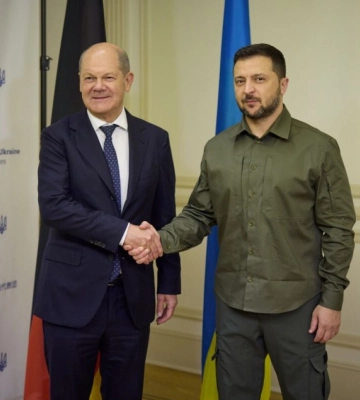 Зеленський зустрівся з Шольцом: говорили про ППО
