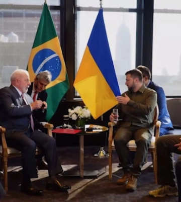 Зеленський зустрівся з президентом Бразилії Лулою да Сілвою