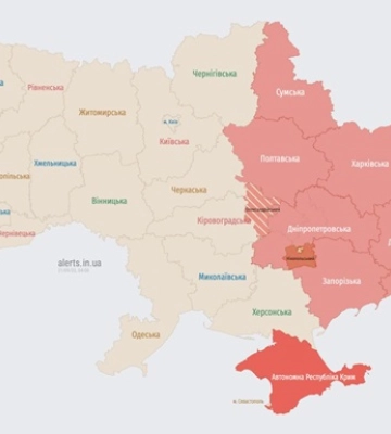 Во второй раз за ночь в Украине объявлена воздушная тревога