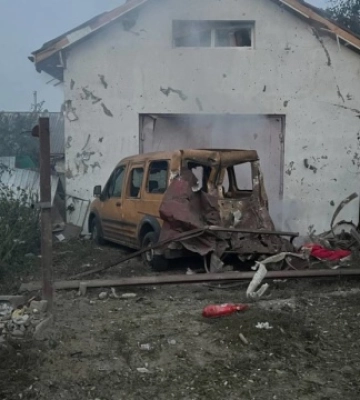 На Київщині внаслідок ракетної атаки поранений чоловік, пошкоджені лікарня та будинки