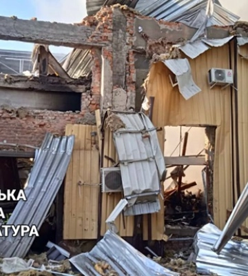 Во время ракетной атаки на Харьков ранены трое гражданских