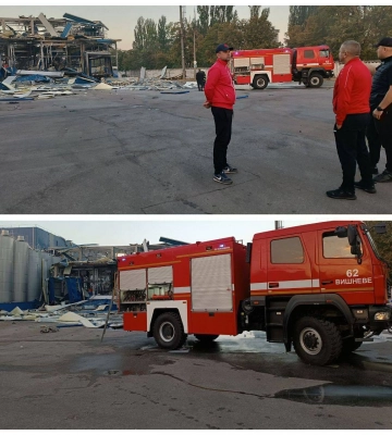 Под Киевом ракета попала в завод Pepsi: фото