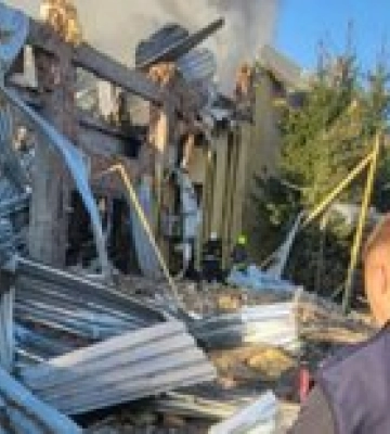 Харьков. Россия ударила ракетами С-300: было шесть попаданий, есть пострадавшие - фото
