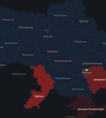 ЗСУ попереджають Одещину про загрозу атаки дронів