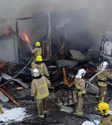 У Рівному ліквідували наслідки ракетного удару по СТО