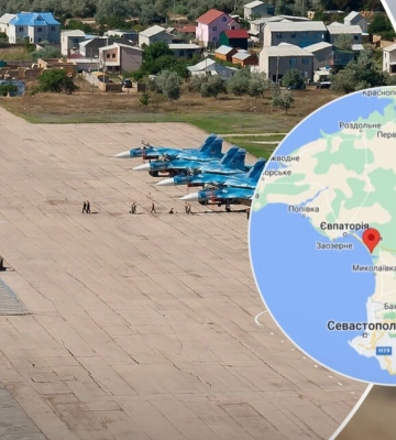 У ЗСУ підтвердили удар по аеродрому «Саки» у Криму