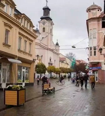 В Ужгороді перевірять вуличні вивіски на відповідність закону про державну мову — Кремінь