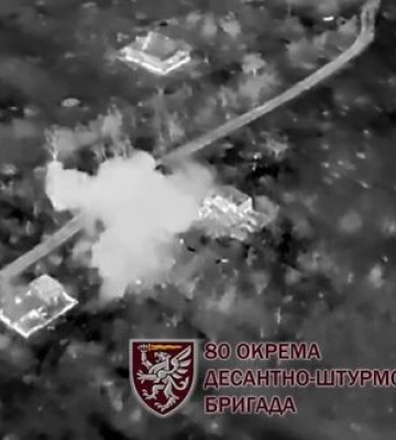 Воины 80-й ОДШб уничтожают оккупантов в Клещиевке Донецкой области. ВИДЕО