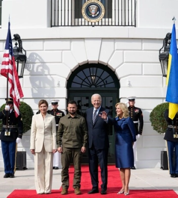 Зеленський зустрівся із Байденом у Білому домі
