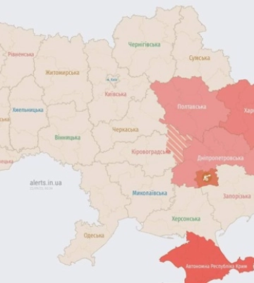 Україною шириться повітряна тривога