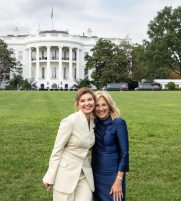 Зеленська поділилась світлинами із зустрічі з першою леді США