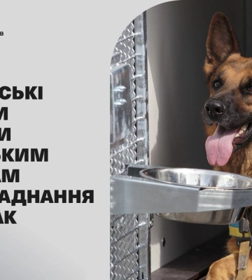 Спецобладнання для собак українським кінологам передали європейські партнери (відео)